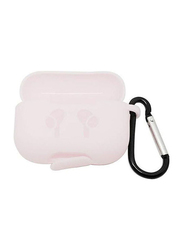 Protective Silicone Case With Hook for Apple AirPods Pro, Sand Pink