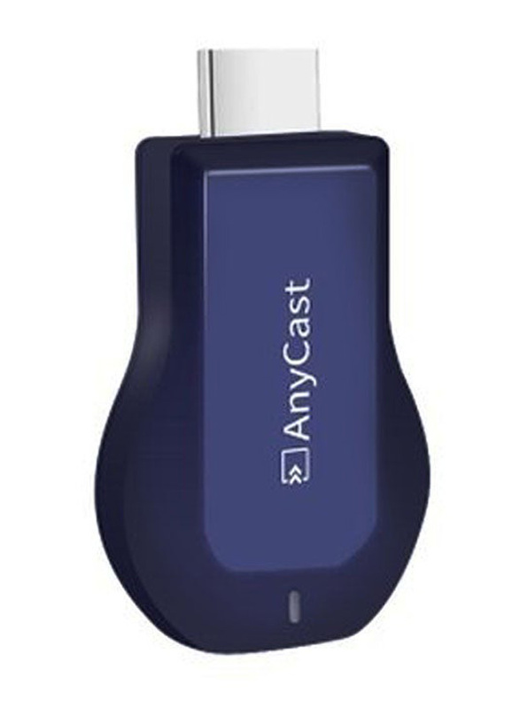 AnyCast Wireless Wi-Fi Dongle Receiver, V3845BL, Blue