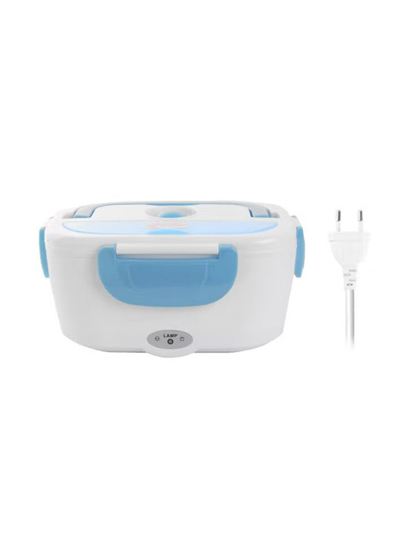 Portable Electric Heating Lunch Box, DW2441, Blue/White