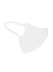 KN95 4-Layer Disposable Safety Mouth Face Mask, White, 1-Piece