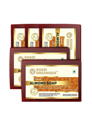 Khadi Organique Almond Soap, Red, 5 x 125g
