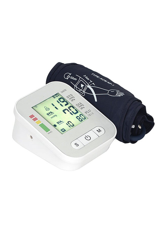 Electronic Blood Pressure Monitor, ALMD2449199_JX, White