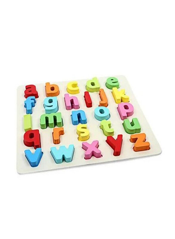 

Generic Lower Case Alphabet Letters Wooden Puzzle Set, Ages 3+