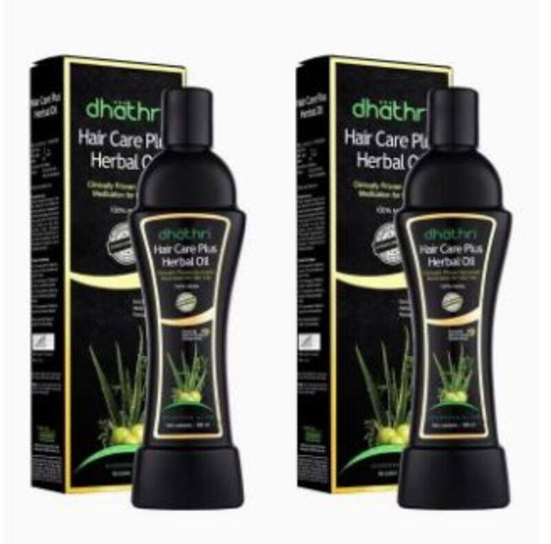 

Dhathri Pack Of 2 Hair Care Plus Herbal Oil Black 100ml