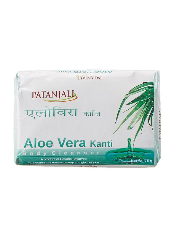 

Patanjali Kanti Aloe Vera Body Cleanser Soap, 5 Pieces