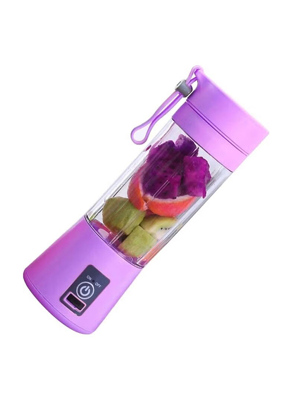 460ml Electric USB Rechargeable Fruit Smoothie Maker, CA844456, Purple