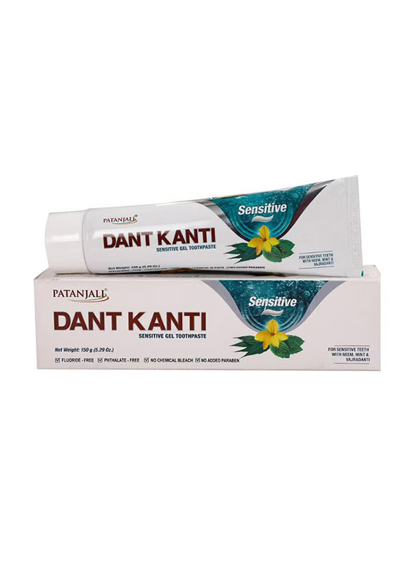 Patanjali Dant Kanti Sensitive Gel Toothpaste, 150gm