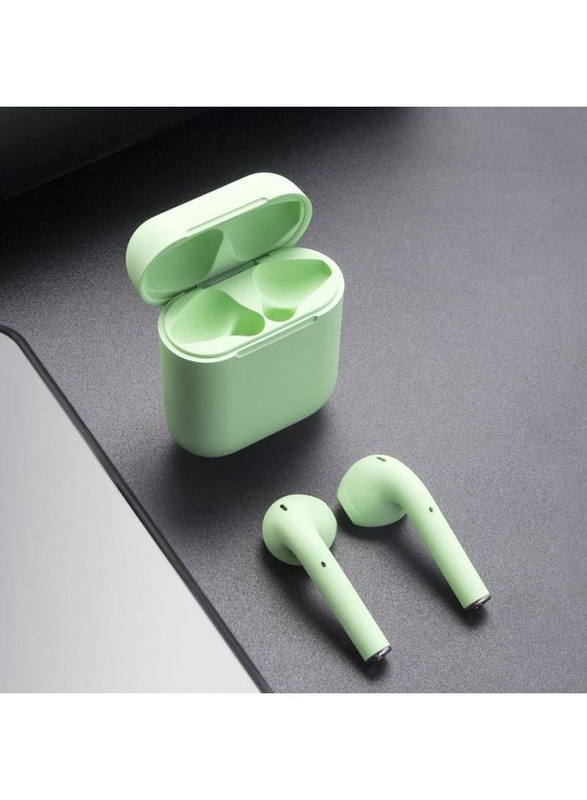 Bsnl Inpods 12 Bluetooth In-Ear Headphones with Charging Case, Green