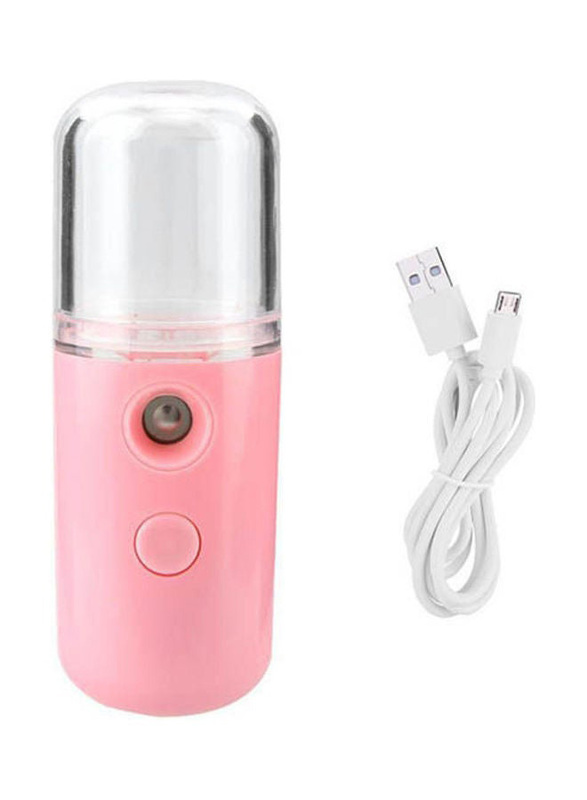 Portable Nano Facial Sprayer Humidifier, 4838290669, Pink/White