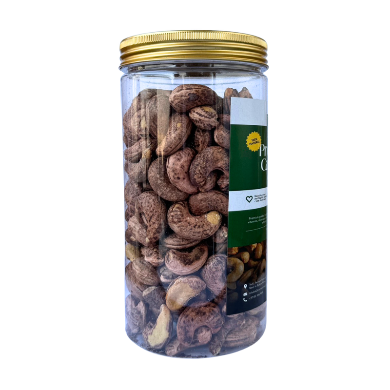 The Caphe Vietnam Premium Wood Fire Slightly Salted Skin Size Roasted Cashews, 500g