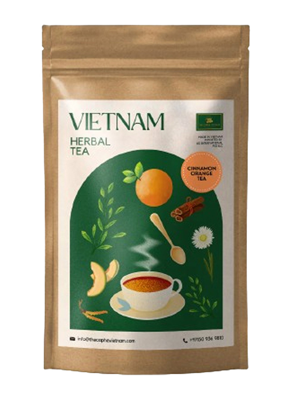 The Caphe Vietnam Cinnamon Orange Herbal Tea, 15 Sachets