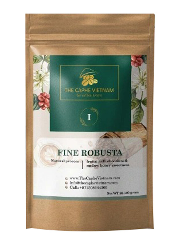 

The Caphe Vietnam Fine Robusta Natural Process Ground Coffee, 100g