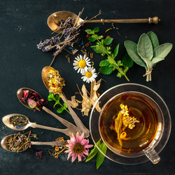 The Caphe Vietnam Herbal Cordyceps Beauty Herbal Tea, 20 Sachets