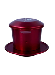 The Caphe Vietnam Coffee Phin Filter Made with Aluminium, Red