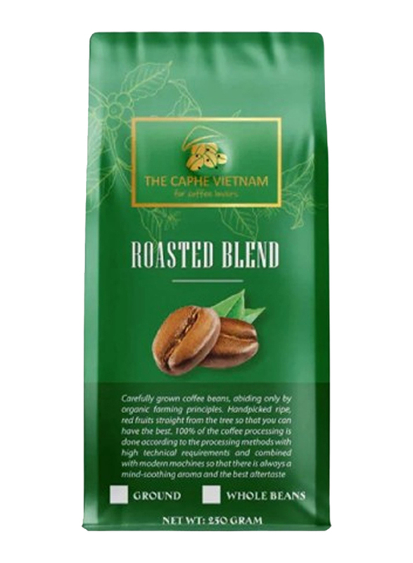 The Caphe Vietnam Fine Robusta Natural Process Vietnamese Ground Coffee, 500g