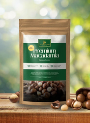 The Caphe Vietnam Natural Process Whole Bean Coffee 500g & Premium Macadamia Nuts VIP Size 500g, 2 Pack