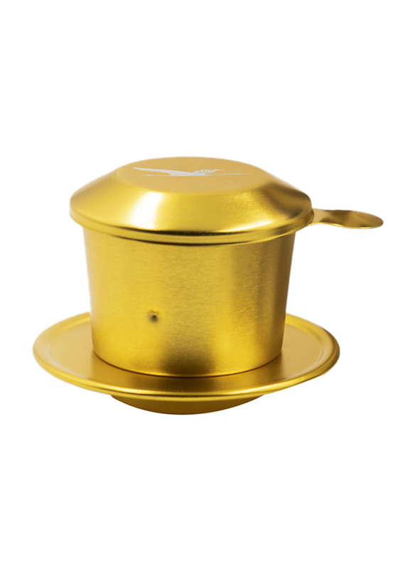 Vietnamese Coffee Phin filter, Color Gold- Made with Aluminum