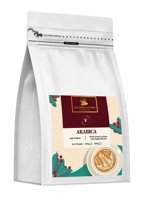 

The Caphe Vietnam Fully Washed Specialty 100% Arabica Ground Coffee, 500g