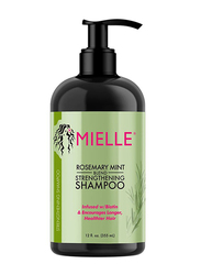 Mielle Organics Rosemary Mint Strengthening Shampoo Infused with Biotin Cleanses and Helps Strengthen, 12oz