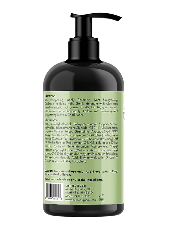 Mielle Organics Rosemary Mint Strength Conditioner, 12oz