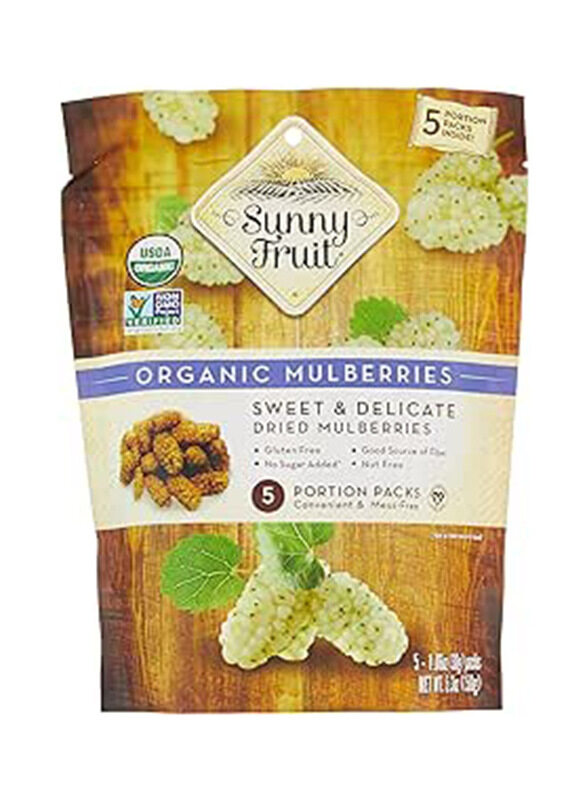 

Sunny Fruit Organic Dried Mulberries, 30g