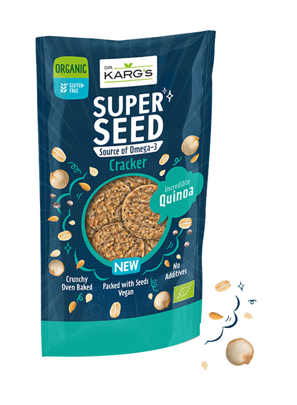 

Dr. Karg's Dr. Karg’s Super Seed Cracker Quinoa, 85g