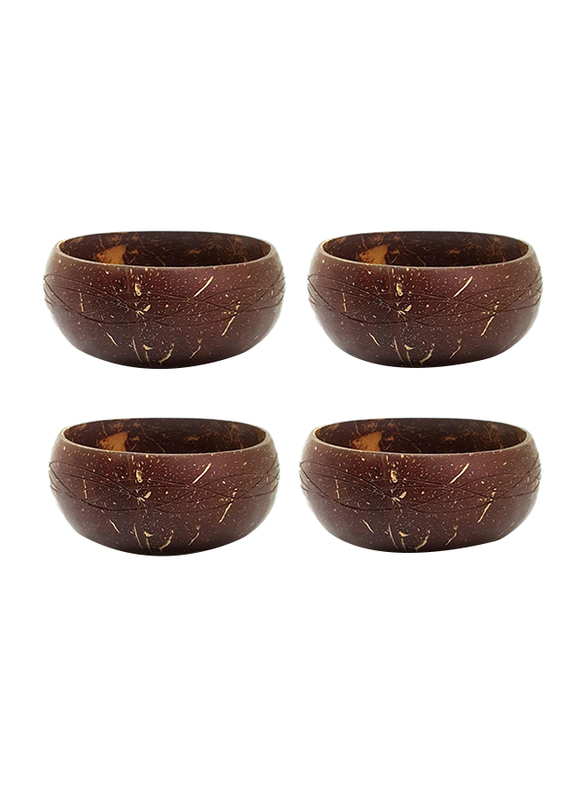 Rainforest 12-Piece Wooden Bowls Set, Brown