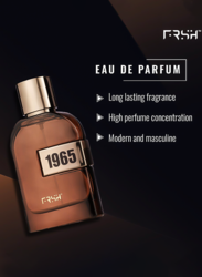 FRSH 1965 Pour Homme Eau De Parfum - Best Long Lasting Perfume For Men  High Perfume Concentration  Suitable For Every Occasion