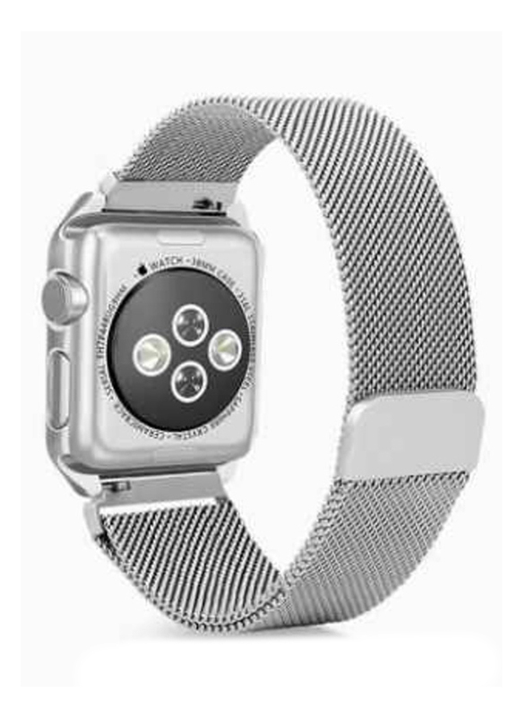 Milanese Loop Stainless Steel Band for Apple Watch 38mm, Silver