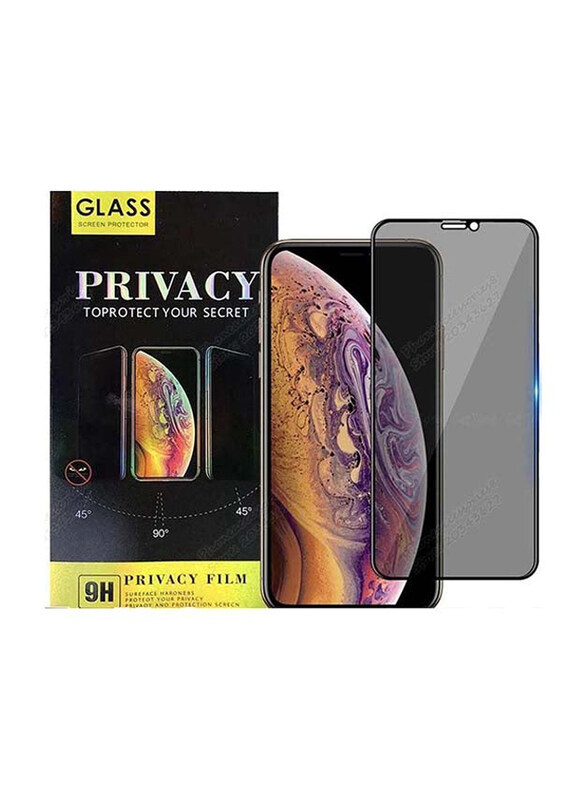 

NA Green Apple iPhone 11 3D Privacy Glass Screen Protector, Black
