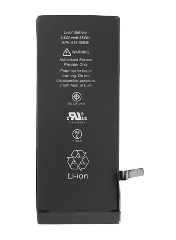 

NA Apple iPhone 6S Replacement Battery, 616-00036, Black