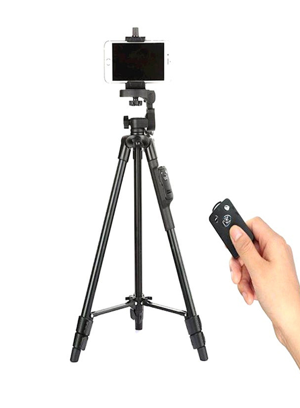 Yunteng Professional Lightweight Aluminium Portable Tripod Stand, VCT-5208, Black