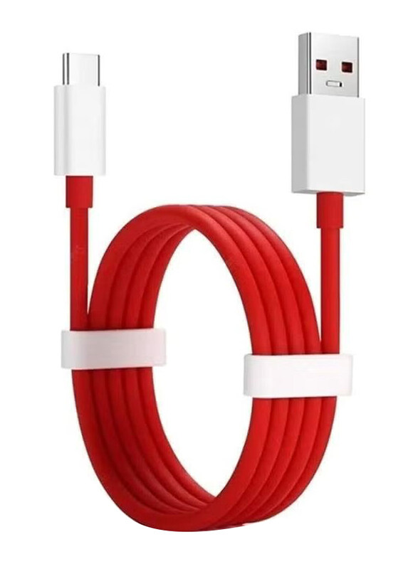 

Generic 100cm Type-C Data Cable, USB Type-C to USB Type-A for Oneplus, Red