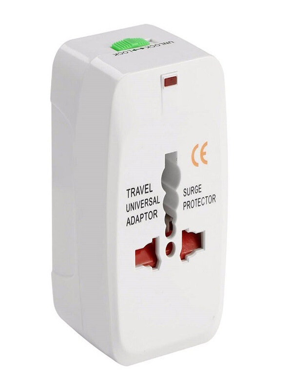

Mog All-In-One Universal Travel Adapter Plug, White
