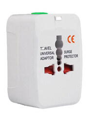 4-In-1 Universal Travel Adaptor, White