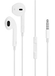 3.5 mm Jack In-Ear Earphones with Mic, White
