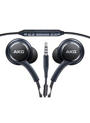 AKG Wired In-Ear Earphones With Mic, Black