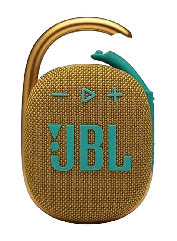 

JBL Clip 4 Splashproof Portable Bluetooth Speaker, Gold/Blue