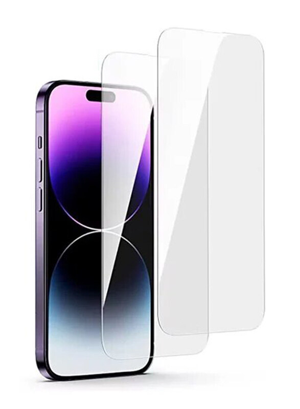 

NA Digersi Apple iPhone 14 Pro Max Screen Protector Tempered Glass, 2 Pieces, Clear
