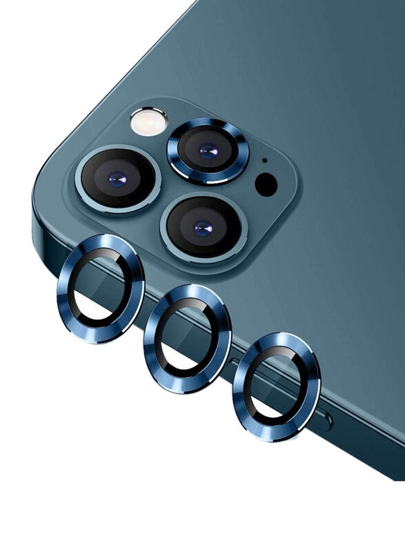 

NA Apple iPhone 12 Pro/12 Pro Max Camera Lens Protector, 3 Pieces, Multicolour