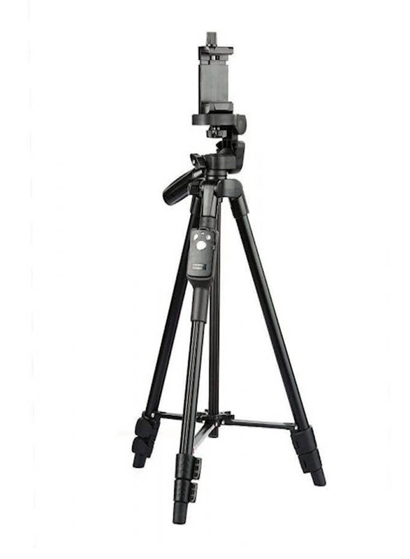 Yunteng Professional Lightweight Aluminium Portable Tripod Stand, VCT-5208, Black