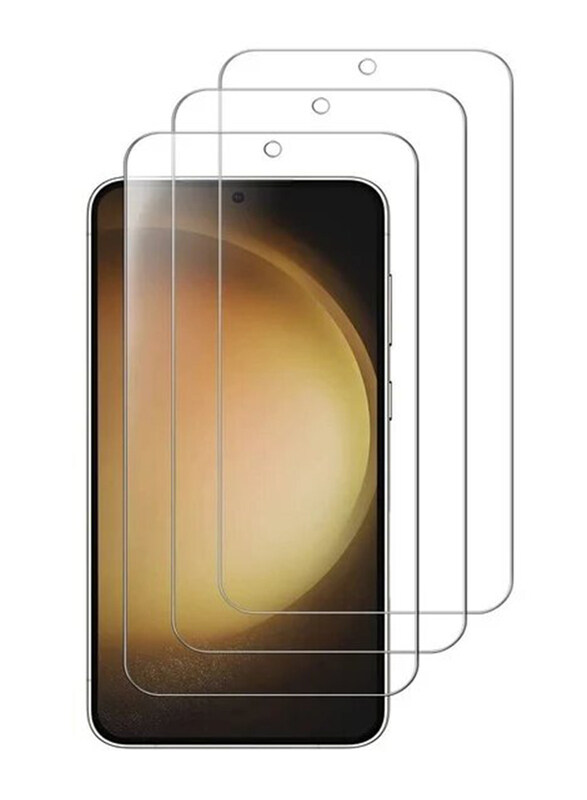 

NA Digersi 6.6-inch Samsung Galaxy S23+ 5G HD Tempered Glass Film Screen Protector with Fingerprint ID, 3 Pieces, Clear