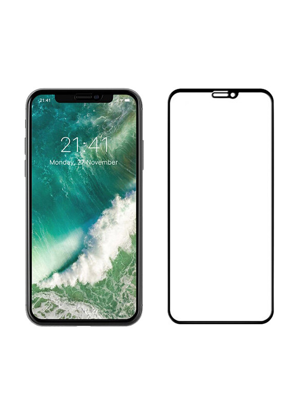 

NA Apple iPhone 11 Pro Max/X/XS/XR Tempered Glass Screen Protector, Clear