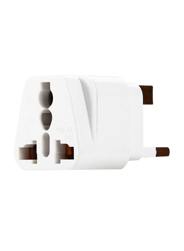 

Generic 5 Socket WD7S UK Plug To Universal US/EU/UK/AU Socket Adapter, White
