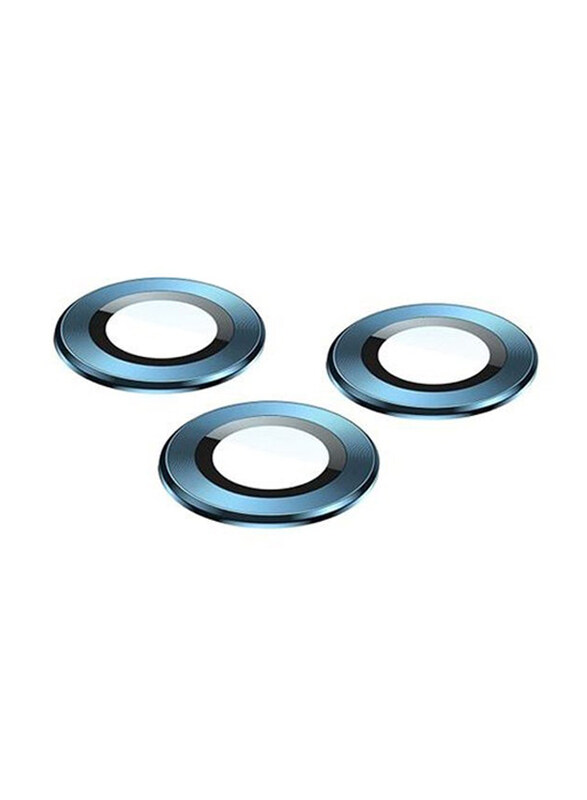 

NA Apple iPhone 13 Pro Max Camera Lens Protector, 3 Pieces, Blue