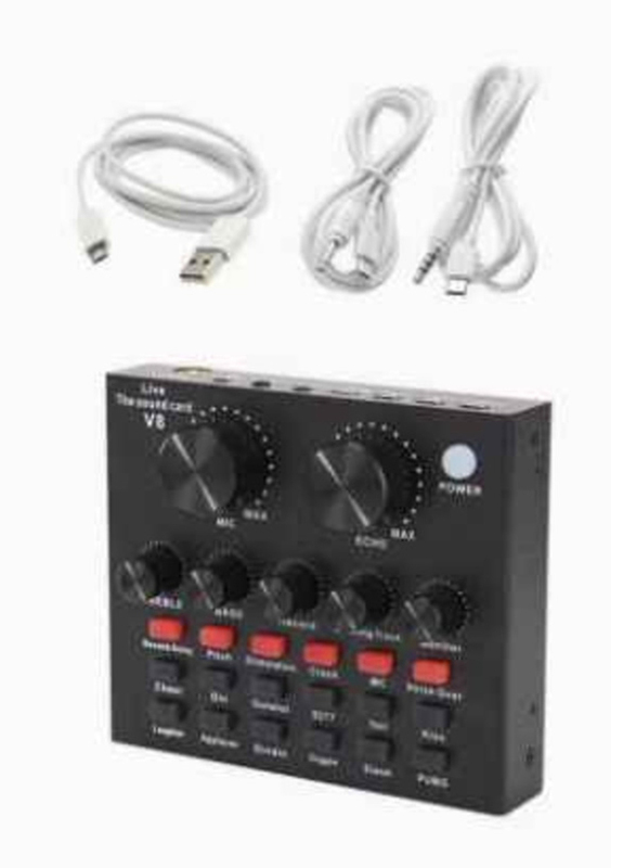 Kutis V8 Live Sound Card, Black