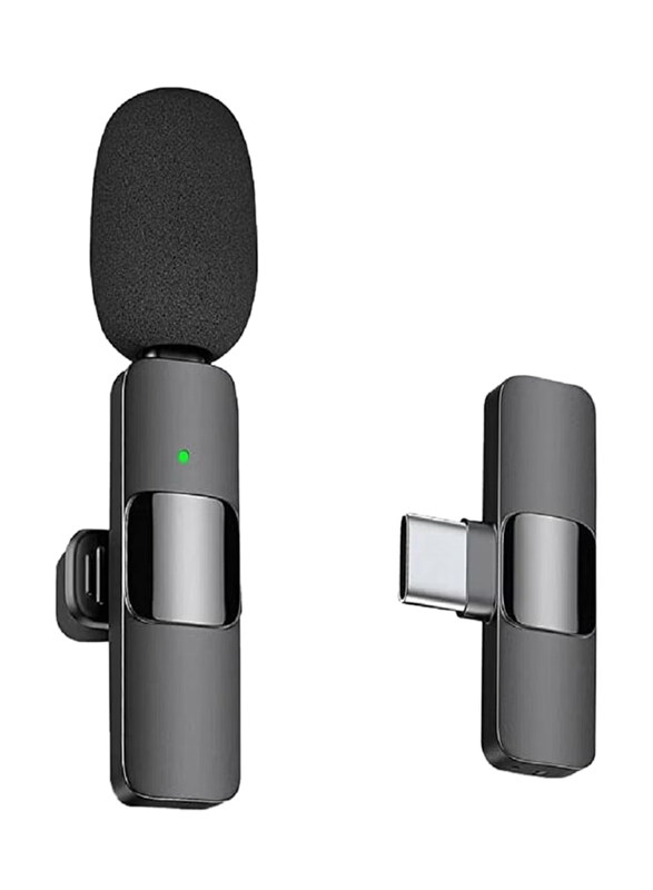

NA Mog K8 Wireless Lavalier For Type-C Phone, Black
