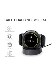 Wireless Power Charging Station Dock for Samsung Watch Gear S3, Black