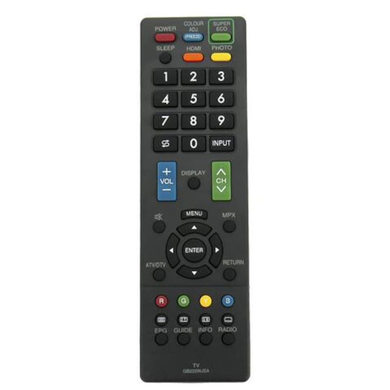 Allimity TV Remote Control for Sharp Smart TV, GB225WJSA, Black