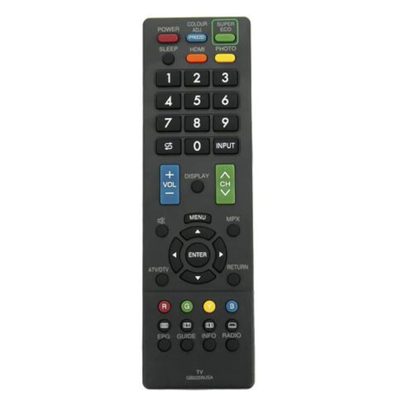 

Generic Allimity TV Remote Control for Sharp Smart TV, GB225WJSA, Black